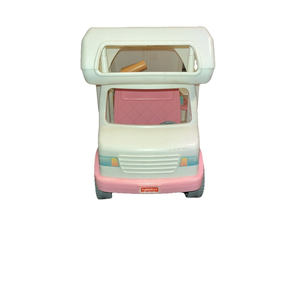 Vintage 1998 Fisher Price Loving Family RV Vacation Camper Motor Home Car